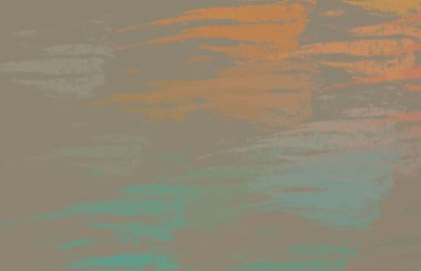 Soyut arka plan sanatı. 2D çizim. Etkileyici yağlı boya resim. Tuvalde fırça darbeleri. Modern sanat. Çok renkli arkaplan. Çağdaş sanat. İfade. Sanatsal dijital palet.