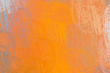 Soyut arka plan sanatı. 2D çizim. Etkileyici yağlı boya resim. Tuvalde fırça darbeleri. Modern sanat. Çok renkli arkaplan. Çağdaş sanat. İfade. Sanatsal dijital palet.