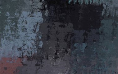 Soyut arka plan sanatı. 2D çizim. Etkileyici yağlı boya resim. Tuvalde fırça darbeleri. Modern sanat. Çok renkli arkaplan. Çağdaş sanat. İfade. Sanatsal dijital palet.