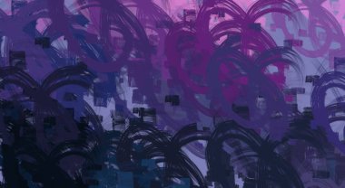 Soyut arka plan sanatı. 2D çizim. Etkileyici yağlı boya resim. Tuvalde fırça darbeleri. Modern sanat. Çok renkli arkaplan. Çağdaş sanat. İfade. Sanatsal dijital palet.