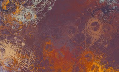 Soyut arka plan sanatı. 2D çizim. Etkileyici yağlı boya resim. Tuvalde fırça darbeleri. Modern sanat. Çok renkli arkaplan. Çağdaş sanat. İfade. Sanatsal dijital palet.