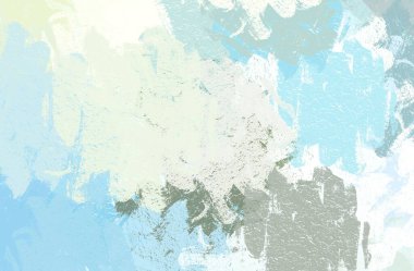 Soyut arka plan sanatı. 2D çizim. Etkileyici yağlı boya resim. Tuvalde fırça darbeleri. Modern sanat. Çok renkli arkaplan. Çağdaş sanat. İfade. Sanatsal dijital palet.