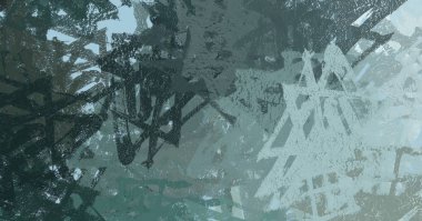 Soyut arka plan sanatı. 2D çizim. Etkileyici yağlı boya resim. Tuvalde fırça darbeleri. Modern sanat. Çok renkli arkaplan. Çağdaş sanat. İfade. Sanatsal dijital palet.