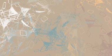 Soyut arka plan sanatı. 2D çizim. Etkileyici yağlı boya resim. Tuvalde fırça darbeleri. Modern sanat. Çok renkli arkaplan. Çağdaş sanat. İfade. Sanatsal dijital palet.