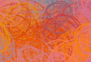 Soyut arka plan sanatı. 2D çizim. Etkileyici yağlı boya resim. Tuvalde fırça darbeleri. Modern sanat. Çok renkli arkaplan. Çağdaş sanat. İfade. Sanatsal dijital palet.