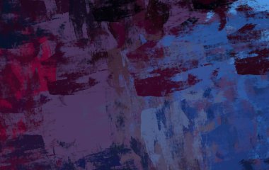 Soyut arka plan sanatı. 2D çizim. Etkileyici yağlı boya resim. Tuvalde fırça darbeleri. Modern sanat. Çok renkli arkaplan. Çağdaş sanat. İfade. Sanatsal dijital palet.