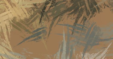 Soyut arka plan sanatı. 2D çizim. Etkileyici yağlı boya resim. Tuvalde fırça darbeleri. Modern sanat. Çok renkli arkaplan. Çağdaş sanat. İfade. Sanatsal dijital palet.