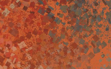 Soyut arka plan sanatı. 2D çizim. Etkileyici yağlı boya resim. Tuvalde fırça darbeleri. Modern sanat. Çok renkli arkaplan. Çağdaş sanat. İfade. Sanatsal dijital palet.