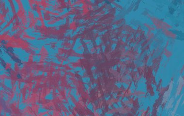 Soyut arka plan sanatı. 2D çizim. Etkileyici yağlı boya resim. Tuvalde fırça darbeleri. Modern sanat. Çok renkli arkaplan. Çağdaş sanat. İfade. Sanatsal dijital palet.
