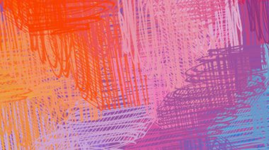 Soyut arka plan sanatı. 2D çizim. Etkileyici yağlı boya resim. Tuvalde fırça darbeleri. Modern sanat. Çok renkli arkaplan. Çağdaş sanat. İfade. Sanatsal dijital palet.