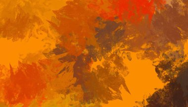 Soyut arka plan sanatı. 2D çizim. Etkileyici yağlı boya resim. Tuvalde fırça darbeleri. Modern sanat. Çok renkli arkaplan. Çağdaş sanat. İfade. Sanatsal dijital palet.