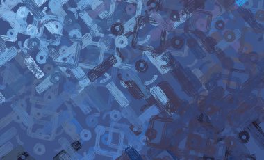 Soyut arka plan sanatı. 2D çizim. Etkileyici yağlı boya resim. Tuvalde fırça darbeleri. Modern sanat. Çok renkli arkaplan. Çağdaş sanat. İfade. Sanatsal dijital palet.