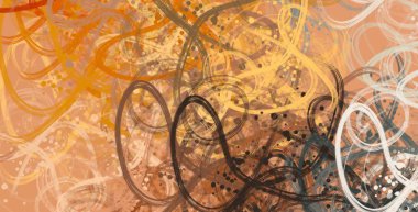 Soyut arka plan sanatı. 2D çizim. Etkileyici yağlı boya resim. Tuvalde fırça darbeleri. Modern sanat. Çok renkli arkaplan. Çağdaş sanat. İfade. Sanatsal dijital palet.