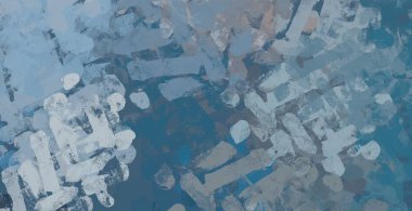 Soyut arka plan sanatı. 2D çizim. Etkileyici yağlı boya resim. Tuvalde fırça darbeleri. Modern sanat. Çok renkli arkaplan. Çağdaş sanat. İfade. Sanatsal dijital palet.