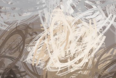 Soyut arka plan sanatı. 2D çizim. Etkileyici yağlı boya resim. Tuvalde fırça darbeleri. Modern sanat. Çok renkli arkaplan. Çağdaş sanat. İfade. Sanatsal dijital palet.