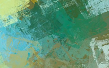 Soyut arka plan sanatı. 2D çizim. Etkileyici yağlı boya resim. Tuvalde fırça darbeleri. Modern sanat. Çok renkli arkaplan. Çağdaş sanat. İfade. Sanatsal dijital palet.