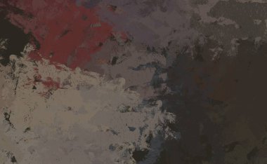 Soyut arka plan sanatı. 2D çizim. Etkileyici yağlı boya resim. Tuvalde fırça darbeleri. Modern sanat. Çok renkli arkaplan. Çağdaş sanat. İfade. Sanatsal dijital palet.