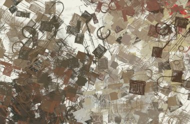 Soyut arka plan sanatı. 2D çizim. Etkileyici yağlı boya resim. Tuvalde fırça darbeleri. Modern sanat. Çok renkli arkaplan. Çağdaş sanat. İfade. Sanatsal dijital palet.