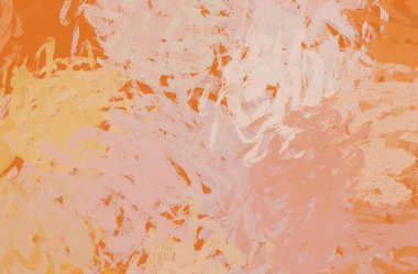 Soyut arka plan sanatı. 2D çizim. Etkileyici yağlı boya resim. Tuvalde fırça darbeleri. Modern sanat. Çok renkli arkaplan. Çağdaş sanat. İfade. Sanatsal dijital palet.