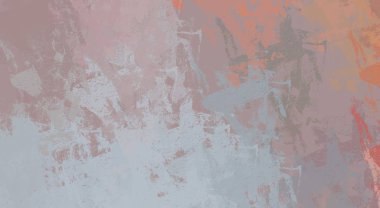 Soyut arka plan sanatı. 2D çizim. Etkileyici yağlı boya resim. Tuvalde fırça darbeleri. Modern sanat. Çok renkli arkaplan. Çağdaş sanat. İfade. Sanatsal dijital palet.