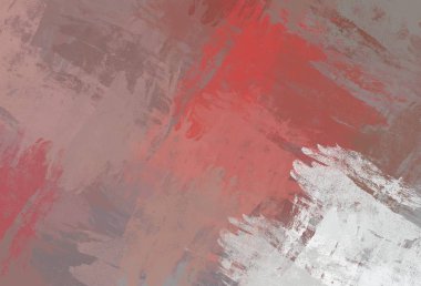 Soyut arka plan sanatı. 2D çizim. Etkileyici yağlı boya resim. Tuvalde fırça darbeleri. Modern sanat. Çok renkli arkaplan. Çağdaş sanat. İfade. Sanatsal dijital palet.