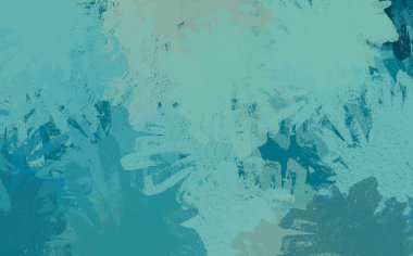 Soyut arka plan sanatı. 2D çizim. Etkileyici yağlı boya resim. Tuvalde fırça darbeleri. Modern sanat. Çok renkli arkaplan. Çağdaş sanat. İfade. Sanatsal dijital palet.