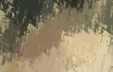 Soyut arka plan sanatı. 2D çizim. Etkileyici yağlı boya resim. Tuvalde fırça darbeleri. Modern sanat. Çok renkli arkaplan. Çağdaş sanat. İfade. Sanatsal dijital palet.