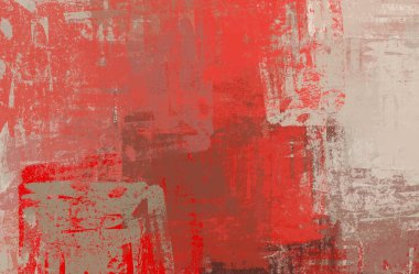 Soyut arka plan sanatı. 2D çizim. Etkileyici yağlı boya resim. Tuvalde fırça darbeleri. Modern sanat. Çok renkli arkaplan. Çağdaş sanat. İfade. Sanatsal dijital palet.