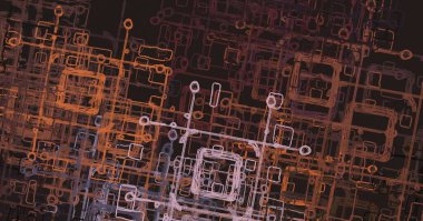 Soyut arka plan sanatı. 2D çizim. Etkileyici yağlı boya resim. Tuvalde fırça darbeleri. Modern sanat. Çok renkli arkaplan. Çağdaş sanat. İfade. Sanatsal dijital palet.