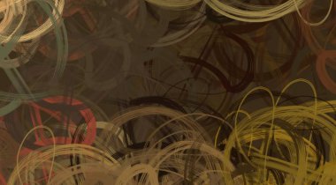 Soyut arka plan sanatı. 2D çizim. Etkileyici yağlı boya resim. Tuvalde fırça darbeleri. Modern sanat. Çok renkli arkaplan. Çağdaş sanat. İfade. Sanatsal dijital palet.