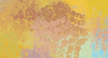 Soyut arka plan sanatı. 2D çizim. Etkileyici yağlı boya resim. Tuvalde fırça darbeleri. Modern sanat. Çok renkli arkaplan. Çağdaş sanat. İfade. Sanatsal dijital palet.