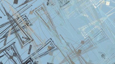 Soyut arka plan sanatı. 2D çizim. Etkileyici yağlı boya resim. Tuvalde fırça darbeleri. Modern sanat. Çok renkli arkaplan. Çağdaş sanat. İfade. Sanatsal dijital palet.