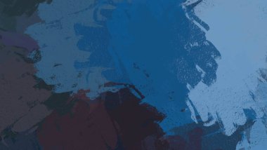 Soyut arka plan sanatı. 2D çizim. Etkileyici yağlı boya resim. Tuvalde fırça darbeleri. Modern sanat. Çok renkli arkaplan. Çağdaş sanat. İfade. Sanatsal dijital palet.