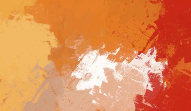 Soyut arka plan sanatı. 2D çizim. Etkileyici yağlı boya resim. Tuvalde fırça darbeleri. Modern sanat. Çok renkli arkaplan. Çağdaş sanat. İfade. Sanatsal dijital palet.