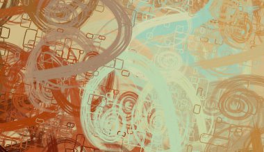 Soyut arka plan sanatı. 2D çizim. Etkileyici yağlı boya resim. Tuvalde fırça darbeleri. Modern sanat. Çok renkli arkaplan. Çağdaş sanat. İfade. Sanatsal dijital palet.