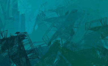 Soyut arka plan sanatı. 2D çizim. Etkileyici yağlı boya resim. Tuvalde fırça darbeleri. Modern sanat. Çok renkli arkaplan. Çağdaş sanat. İfade. Sanatsal dijital palet.