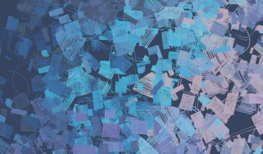 Soyut arka plan sanatı. 2D çizim. Etkileyici yağlı boya resim. Tuvalde fırça darbeleri. Modern sanat. Çok renkli arkaplan. Çağdaş sanat. İfade. Sanatsal dijital palet.