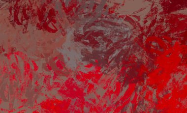 Soyut arka plan sanatı. 2D çizim. Etkileyici yağlı boya resim. Tuvalde fırça darbeleri. Modern sanat. Çok renkli arkaplan. Çağdaş sanat. İfade. Sanatsal dijital palet.