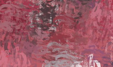 Soyut arka plan sanatı. 2D çizim. Etkileyici yağlı boya resim. Tuvalde fırça darbeleri. Modern sanat. Çok renkli arkaplan. Çağdaş sanat. İfade. Sanatsal dijital palet.