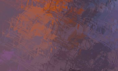 Soyut arka plan sanatı. 2D çizim. Etkileyici yağlı boya resim. Tuvalde fırça darbeleri. Modern sanat. Çok renkli arkaplan. Çağdaş sanat. İfade. Sanatsal dijital palet.