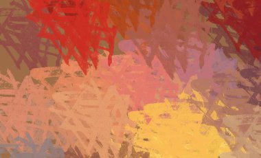 Soyut arka plan sanatı. 2D çizim. Etkileyici yağlı boya resim. Tuvalde fırça darbeleri. Modern sanat. Çok renkli arkaplan. Çağdaş sanat. İfade. Sanatsal dijital palet.