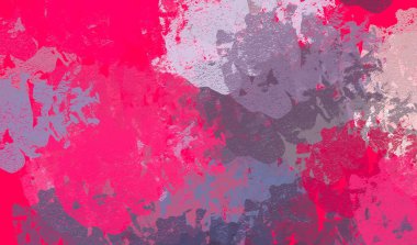 Soyut arka plan sanatı. 2D çizim. Etkileyici yağlı boya resim. Tuvalde fırça darbeleri. Modern sanat. Çok renkli arkaplan. Çağdaş sanat. İfade. Sanatsal dijital palet.