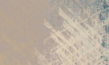 Soyut arka plan sanatı. 2D çizim. Etkileyici yağlı boya resim. Tuvalde fırça darbeleri. Modern sanat. Çok renkli arkaplan. Çağdaş sanat. İfade. Sanatsal dijital palet.