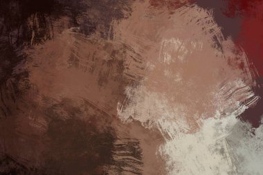 Soyut arka plan sanatı. 2D çizim. Etkileyici yağlı boya resim. Tuvalde fırça darbeleri. Modern sanat. Çok renkli arkaplan. Çağdaş sanat. İfade. Sanatsal dijital palet.