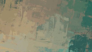 Soyut arka plan sanatı. 2D çizim. Etkileyici yağlı boya resim. Tuvalde fırça darbeleri. Modern sanat. Çok renkli arkaplan. Çağdaş sanat. İfade. Sanatsal dijital palet.