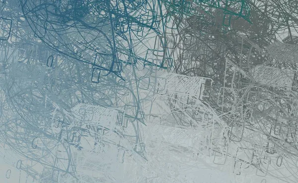 Soyut arka plan sanatı. 2D çizim. Etkileyici yağlı boya resim. Tuvalde fırça darbeleri. Modern sanat. Çok renkli arkaplan. Çağdaş sanat. İfade. Sanatsal dijital palet.