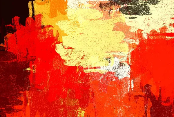 Soyut arka plan sanatı. 2D çizim. Etkileyici yağlı boya resim. Tuvalde fırça darbeleri. Modern sanat. Çok renkli arkaplan. Çağdaş sanat. İfade. Sanatsal dijital palet.