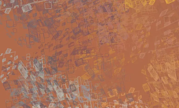 Soyut arka plan sanatı. 2D çizim. Etkileyici yağlı boya resim. Tuvalde fırça darbeleri. Modern sanat. Çok renkli arkaplan. Çağdaş sanat. İfade. Sanatsal dijital palet.