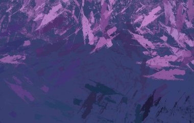 Soyut arka plan sanatı. 2D çizim. Etkileyici yağlı boya resim. Tuvalde fırça darbeleri. Modern sanat. Çok renkli arkaplan. Çağdaş sanat. İfade. Sanatsal dijital palet.