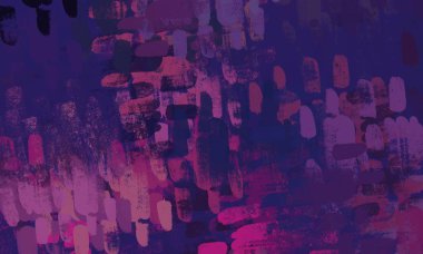 Soyut arka plan sanatı. 2D çizim. Etkileyici yağlı boya resim. Tuvalde fırça darbeleri. Modern sanat. Çok renkli arkaplan. Çağdaş sanat. İfade. Sanatsal dijital palet.